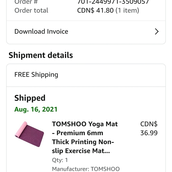 YOGA MAT - Picture 2 of 2